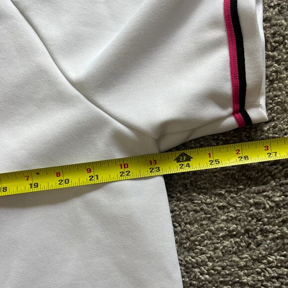 T-Mobile Baseball Jersey Button Up Employee White Pink Stitched Size Large - Picture 7 of 8